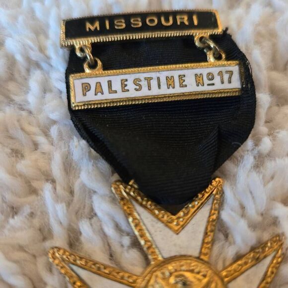 Vintage Masonic Medal Missouri Palestine #17 - Picture 4 of 7